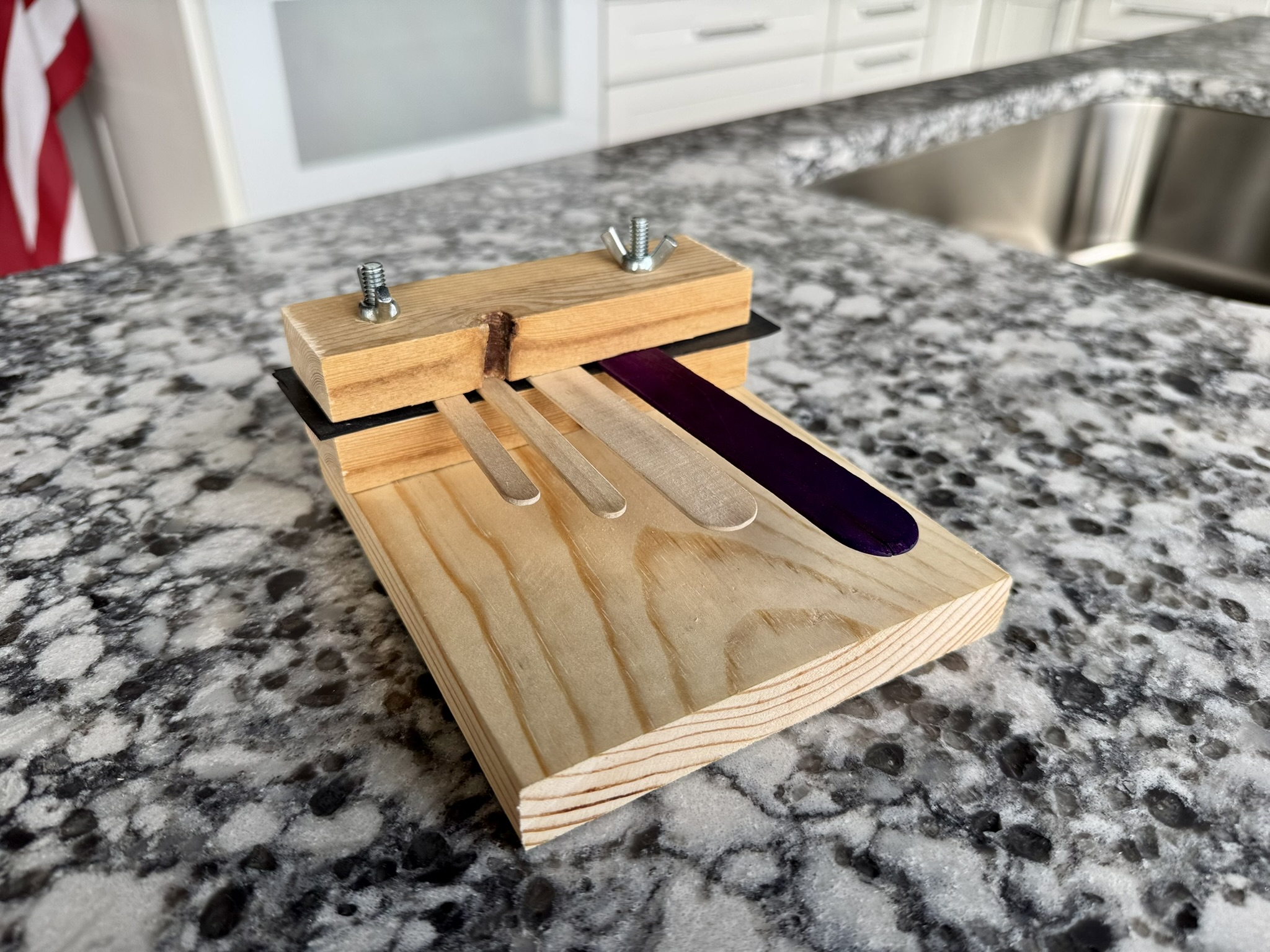 finished diy kalimba